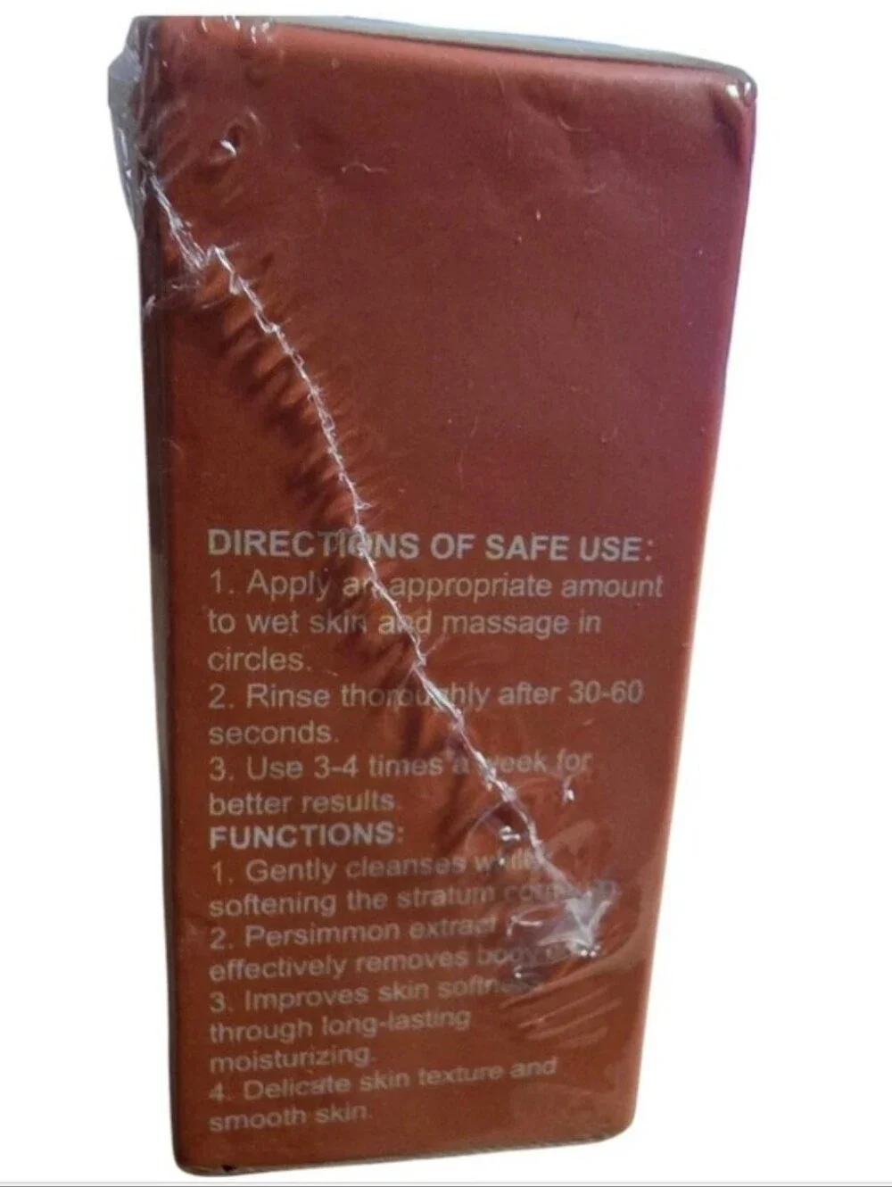 Persimmon Hand Soap Bar — Bright Orange Nourishing Cleanse